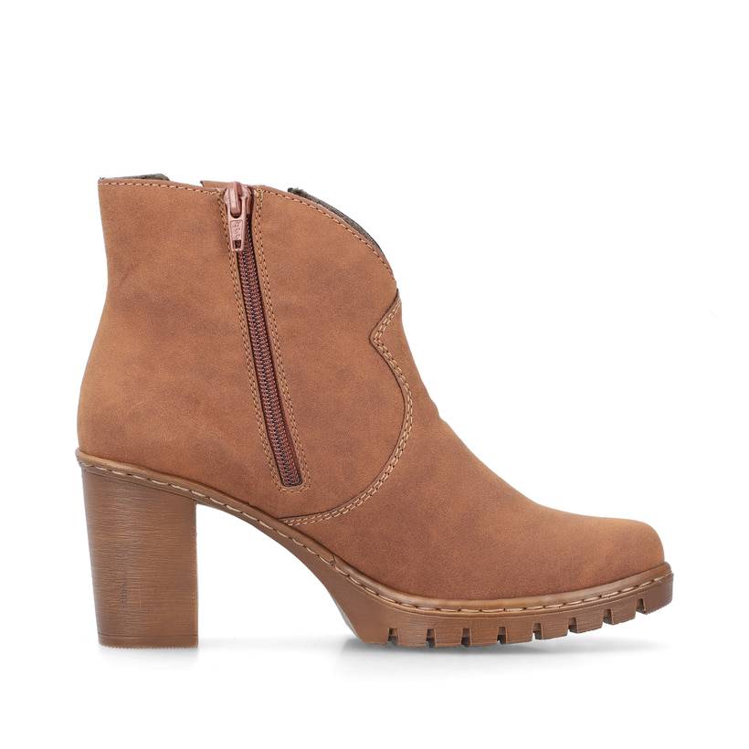 Rieker Artikelnummer Y2554-24 Rieker Damen Stiefeletten nougatbraun 50% Rabatt für begrenzte Zeit