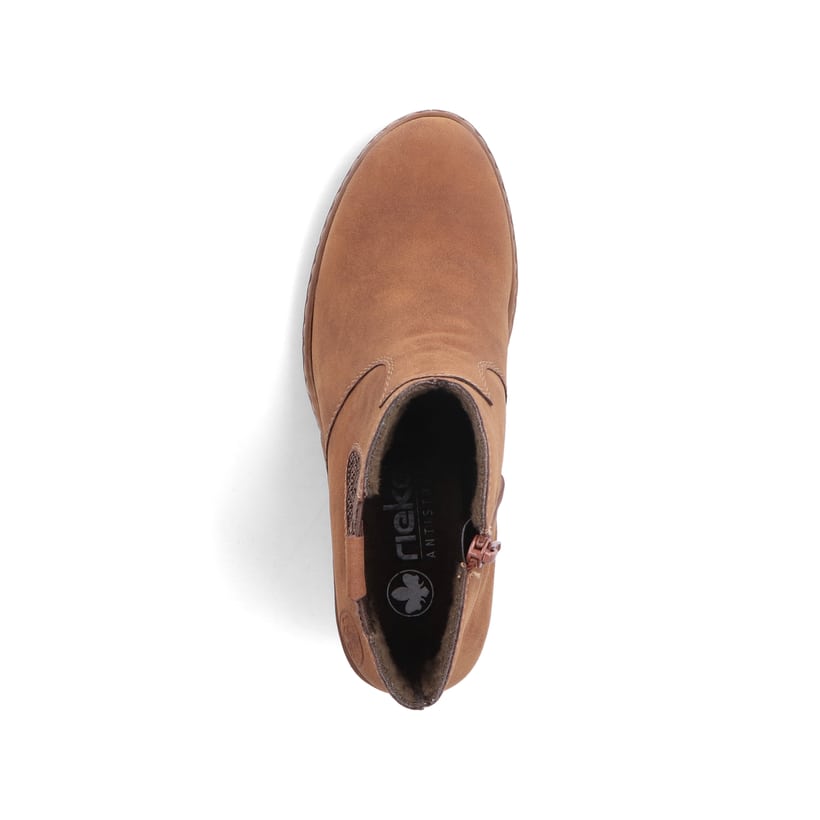 Rieker Artikelnummer Y2554-24 Rieker Damen Stiefeletten nougatbraun 50% Rabatt für begrenzte Zeit
