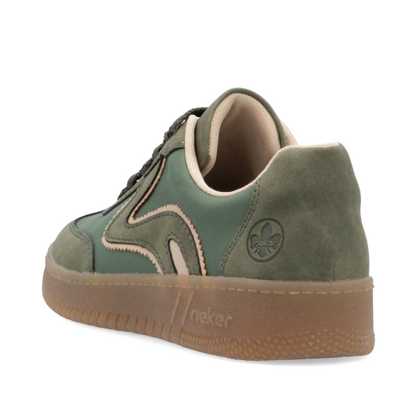 Rieker Artikelnummer M5512-54 Rieker Damen Sneaker Low kaktusgrün 2025
