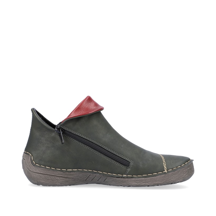 Rieker Artikelnummer 72581-54 Rieker Damen Slipper olivgrün Verkauf