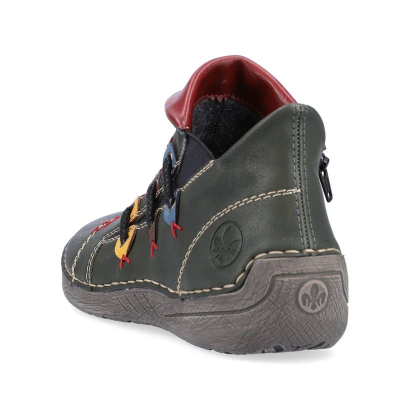 Rieker Artikelnummer 72581-54 Rieker Damen Slipper olivgrün Verkauf