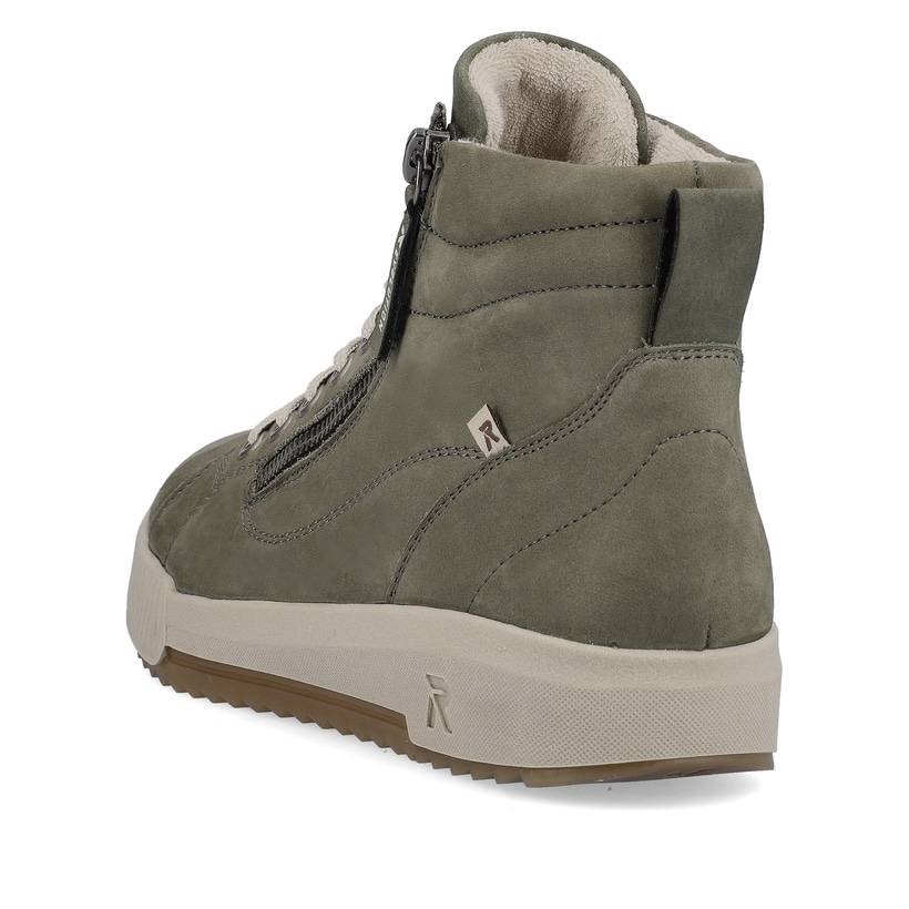 Rieker Artikelnummer W0164-54 Rieker Damen Sneaker High schilfgrün im Angebot
