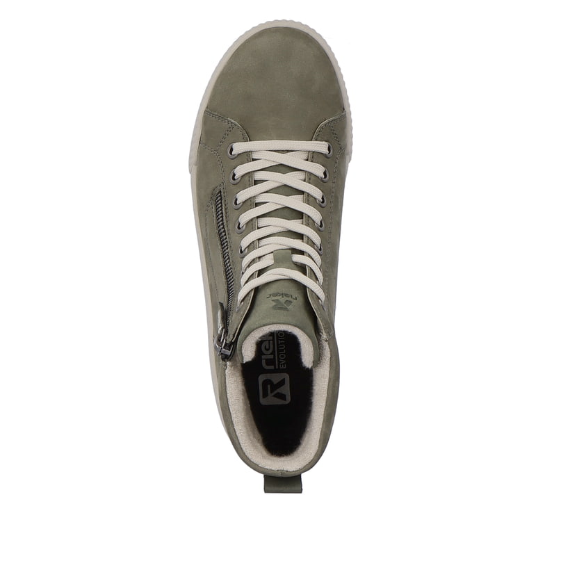 Rieker Artikelnummer W0164-54 Rieker Damen Sneaker High schilfgrün im Angebot