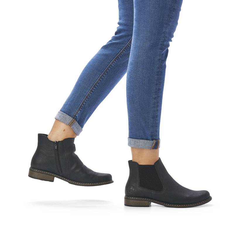 Rieker Artikelnummer Z4994-00 Rieker Damen Chelsea Boots tiefschwarz Schlussverkauf