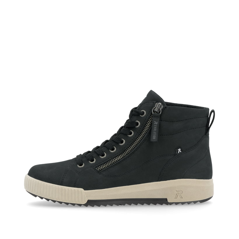 Rieker Artikelnummer W0164-14 Rieker Damen Sneaker High graublau