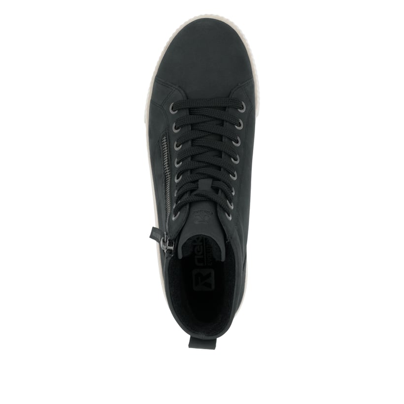 Rieker Artikelnummer W0164-14 Rieker Damen Sneaker High graublau Günstiger Verkauf