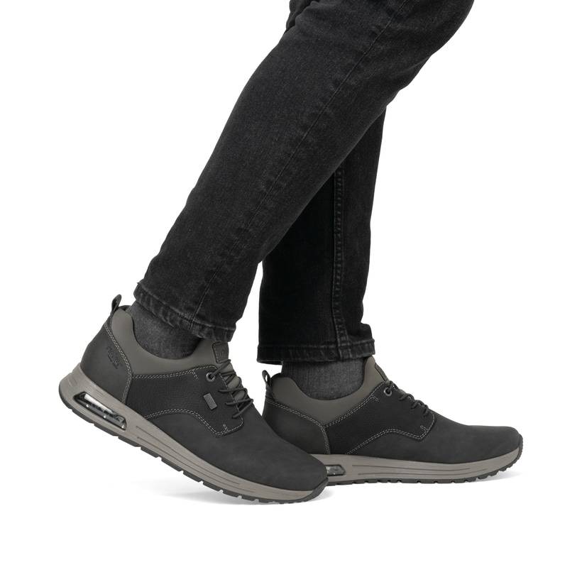 Rieker Artikelnummer B1052-00 Rieker Herren Slipper graphitschwarz Kostenloser Versand
