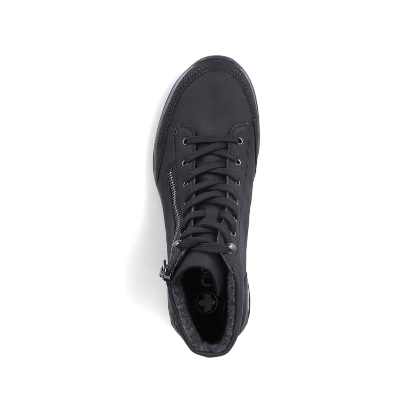 Rieker Artikelnummer M5610-00 Rieker Damen Schnürstiefel graphitschwarz Fabrik Onlineshop