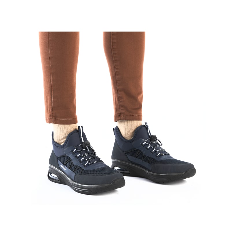 Rieker Artikelnummer M5658-14 Rieker Damen Slipper californiablau Rabatt