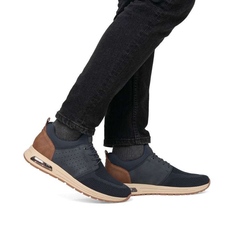 Rieker Artikelnummer B1050-14 Rieker Herren Slipper marineblau Günstig kaufen