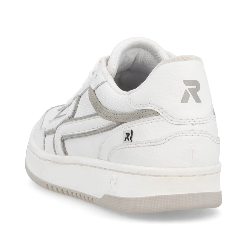 Rieker Artikelnummer W1900-80 Rieker Damen Sneaker Low frostweiß-grau Online Shopping