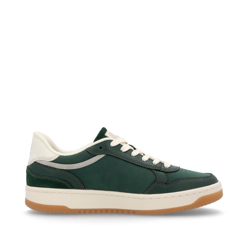Rieker Artikelnummer W1900-54 Rieker Damen Sneaker Low waldgrün-weiß Exklusivangebot