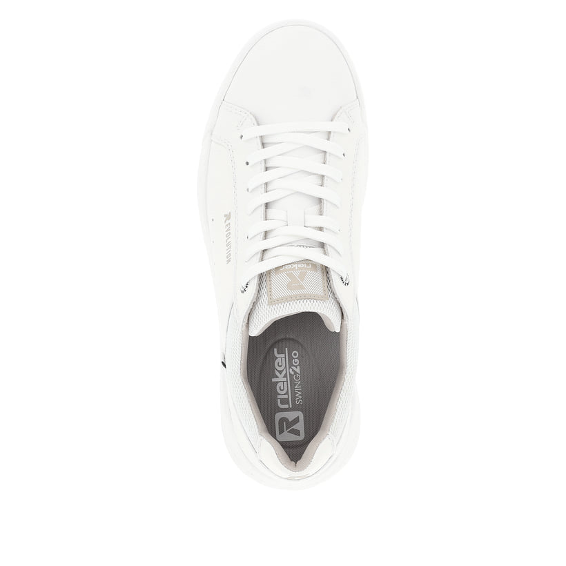 Rieker Artikelnummer U1100-80 Rieker Herren Sneaker Low pearl white Osterangebot