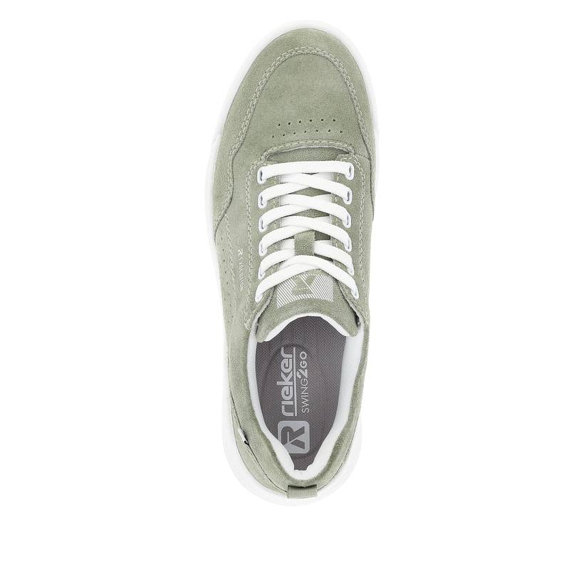 Rieker Artikelnummer W1101-52 Rieker Damen Sneaker Low khaki Valentinstagsangebot