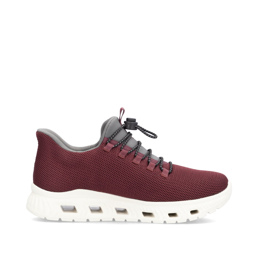 Rieker Artikelnummer M6066-30 Rieker Damen Slipper weinrot VIP-Rabatte
