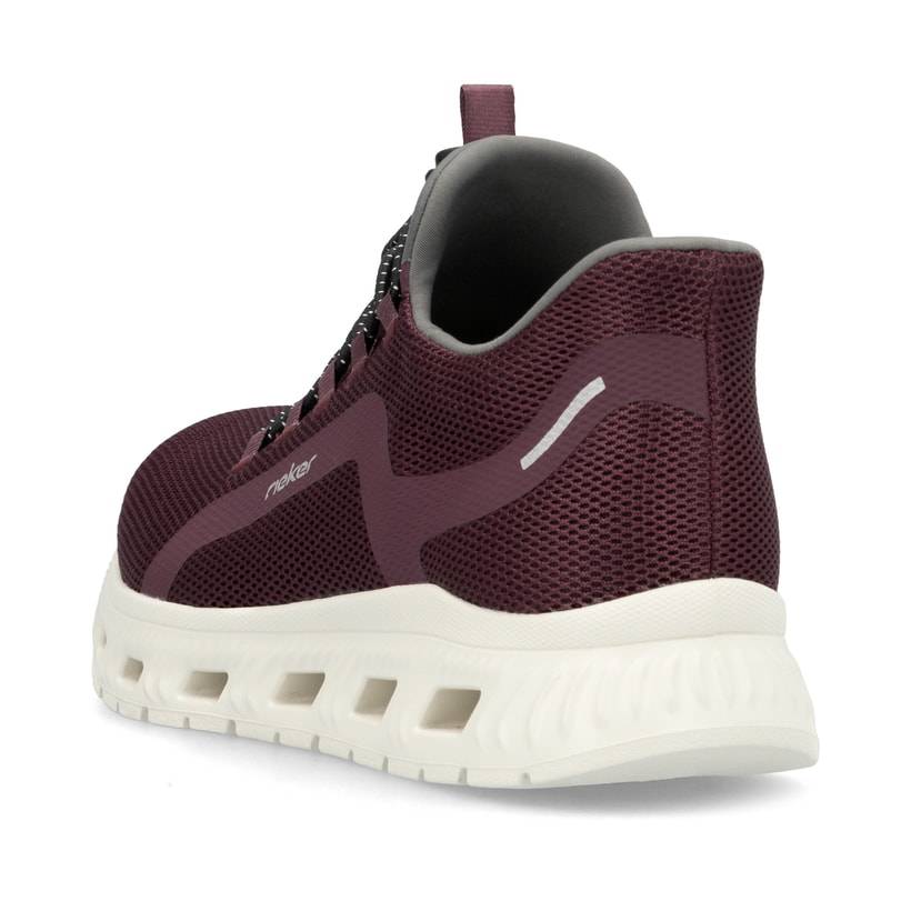 Rieker Artikelnummer M6066-30 Rieker Damen Slipper weinrot VIP-Rabatte