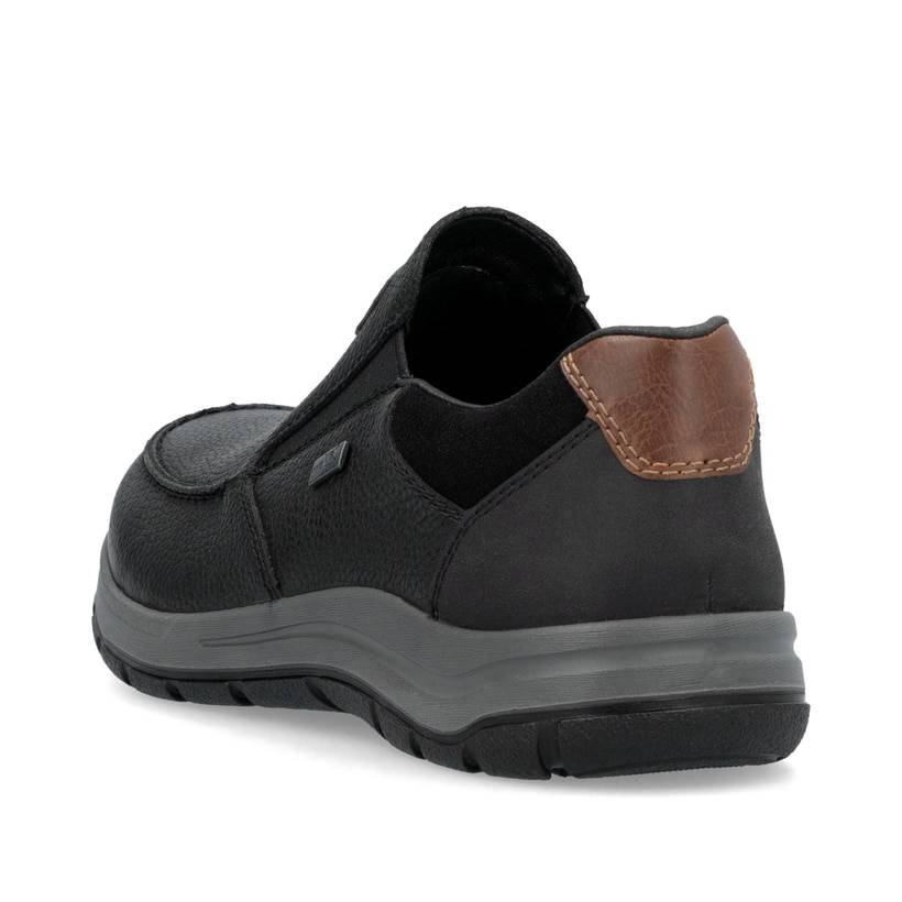Rieker Artikelnummer 03651-00 Rieker Herren Slipper urbanschwarz Kostenlose Rückgabe