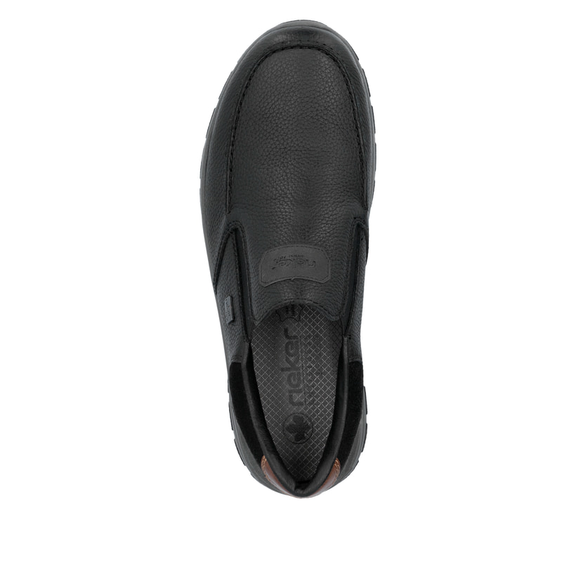 Rieker Artikelnummer 03651-00 Rieker Herren Slipper urbanschwarz Kostenlose Rückgabe