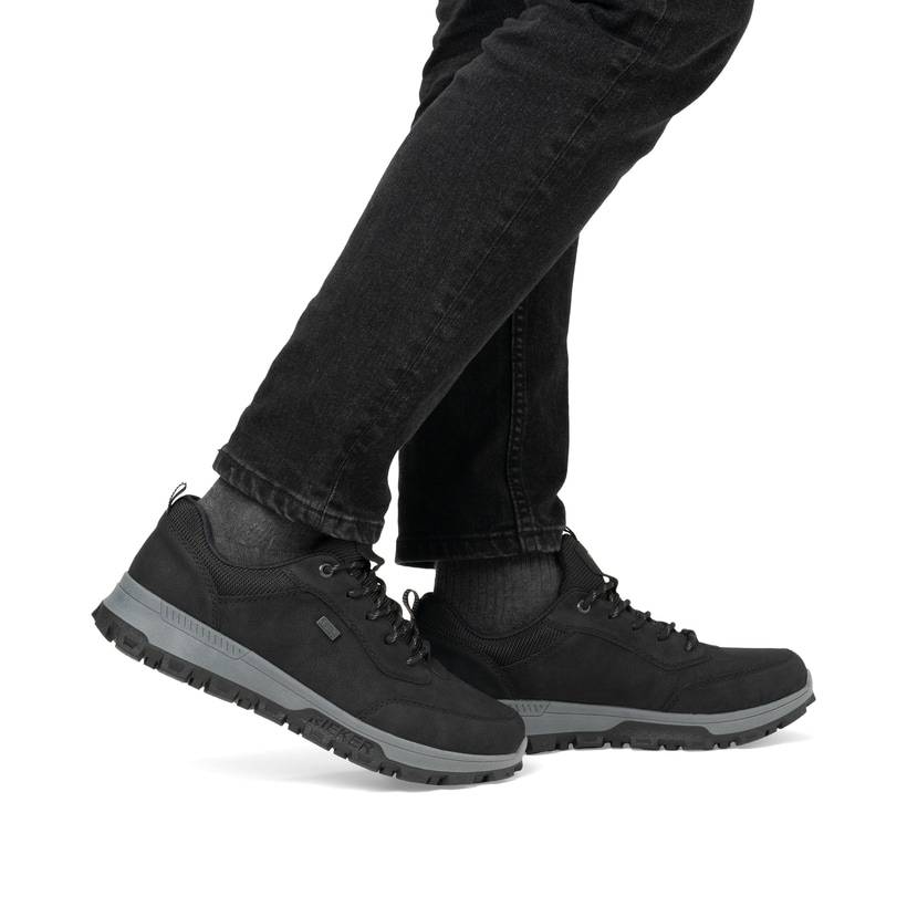 Rieker Artikelnummer 35503-00 Rieker Herren Schnürschuhe urbanschwarz Begrenzte Freigabe