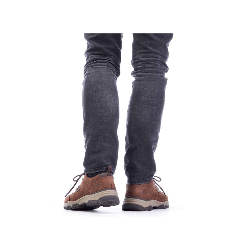 Rieker Artikelnummer 11222-22 Rieker Herren Schnürschuhe zimtbraun Letzte 3 Tage