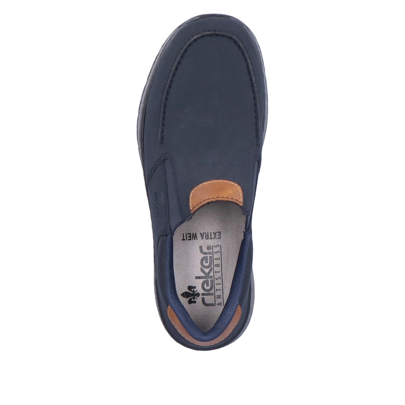 Rieker Artikelnummer B9062-15 Rieker Herren Slipper marineblau Neueste Stile