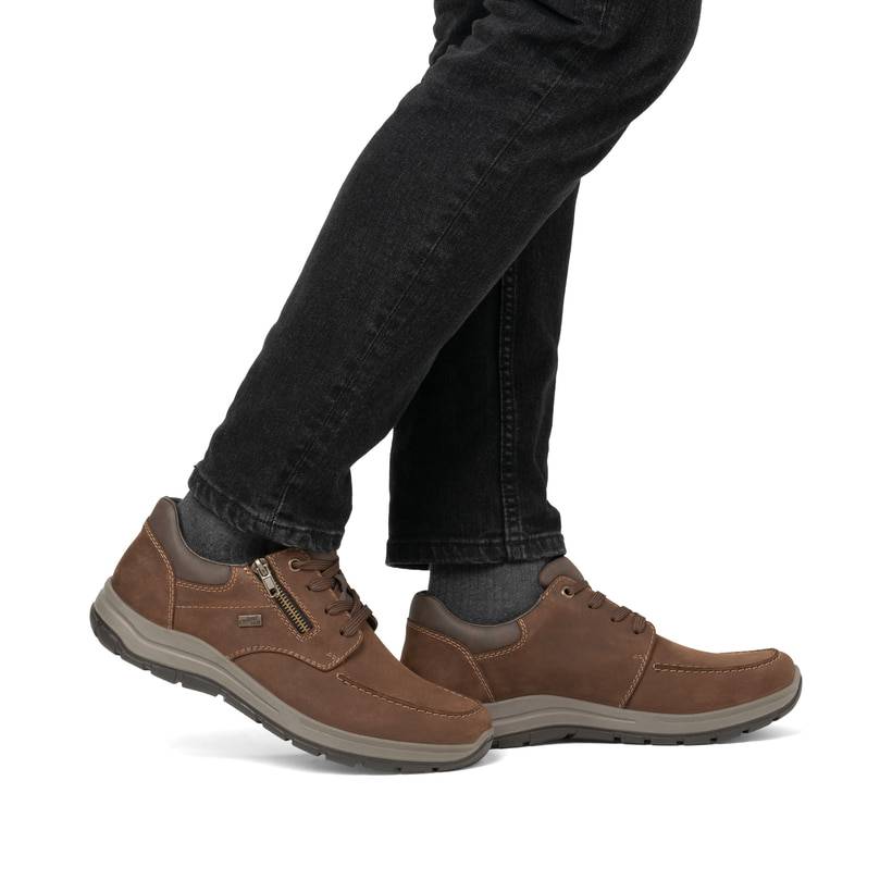 Rieker Artikelnummer 03601-22 Rieker Herren Schnürschuhe nougatbraun Letzter Tag