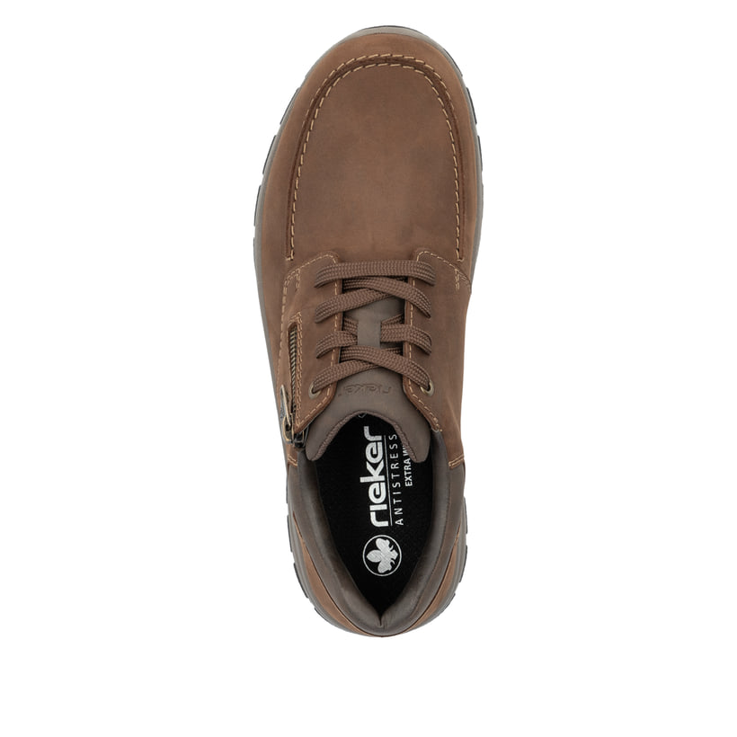 Rieker Artikelnummer 03601-22 Rieker Herren Schnürschuhe nougatbraun Letzter Tag