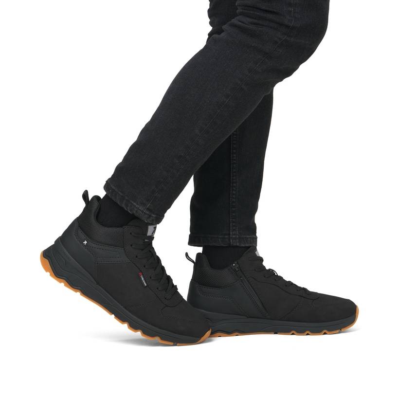 Rieker Artikelnummer U0970-00 Rieker Herren Sneaker Low graphitschwarz Zeitbegrenzte Promotion
