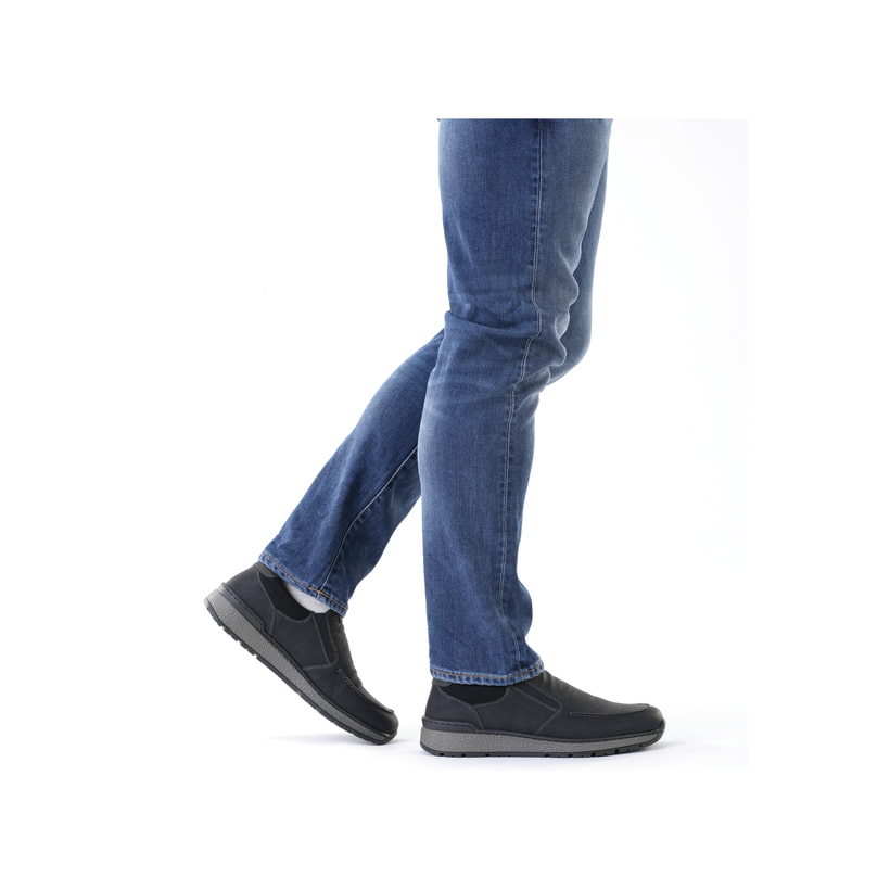Rieker Artikelnummer B9062-00 Rieker Herren Slipper asphaltschwarz Bis zu 65% Rabatt