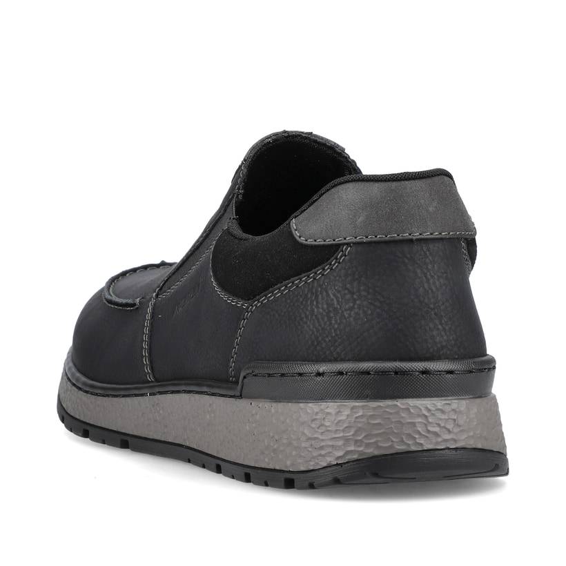 Rieker Artikelnummer B9062-00 Rieker Herren Slipper asphaltschwarz Bis zu 65% Rabatt
