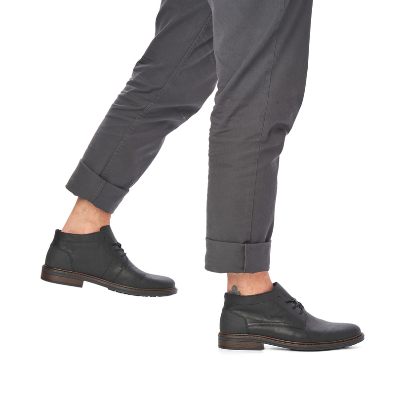 Rieker Artikelnummer 17604-00 Rieker Herren Schnürschuhe tiefschwarz Nur für heute
