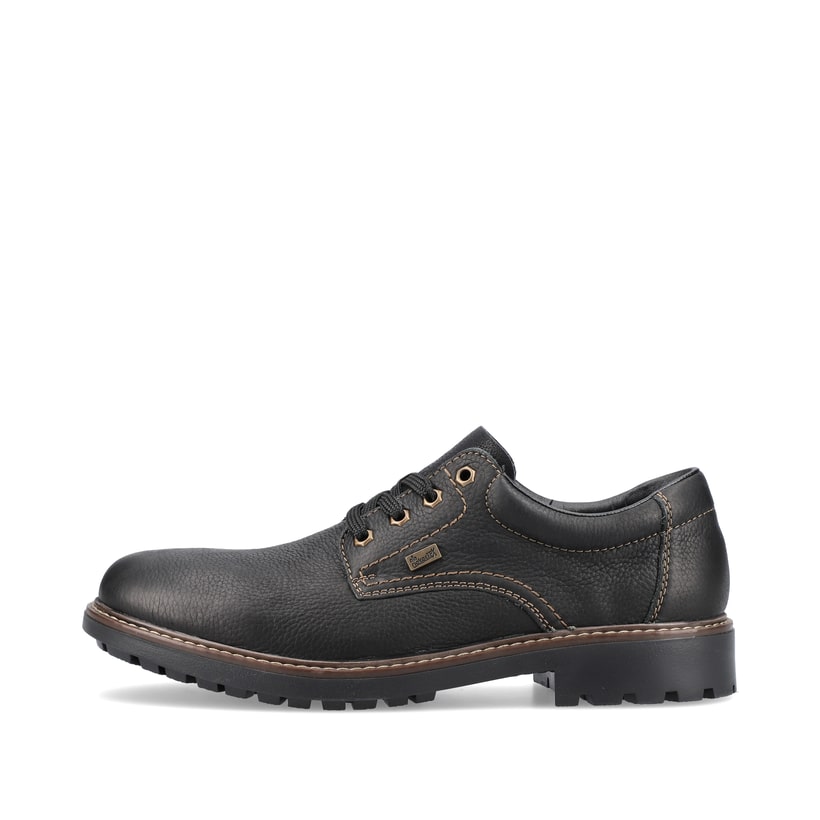 Rieker Artikelnummer B4610-00 Rieker Herren Schnürschuhe nachtschwarz
