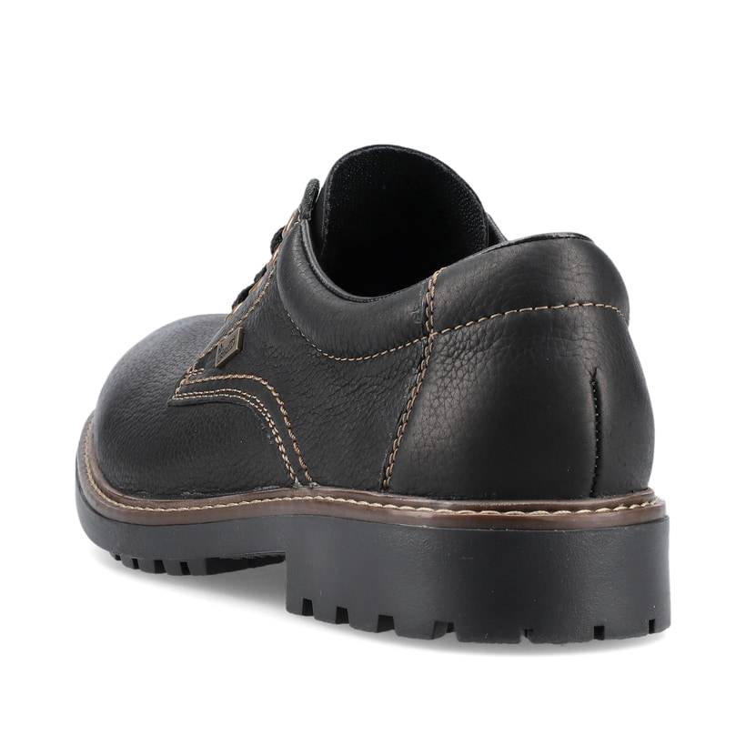 Rieker Artikelnummer B4610-00 Rieker Herren Schnürschuhe nachtschwarz Sonderangebot der Fabrik