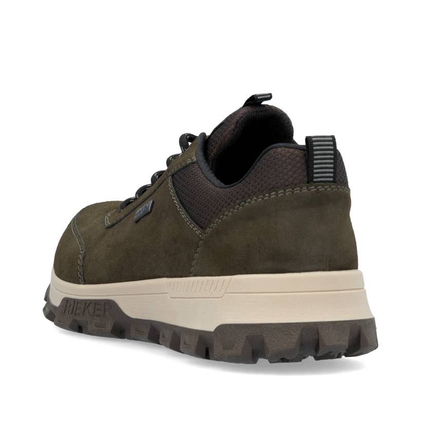 Rieker Artikelnummer 35503-54 Rieker Herren Schnürschuhe khakigrün Vierteljährliche Förderung