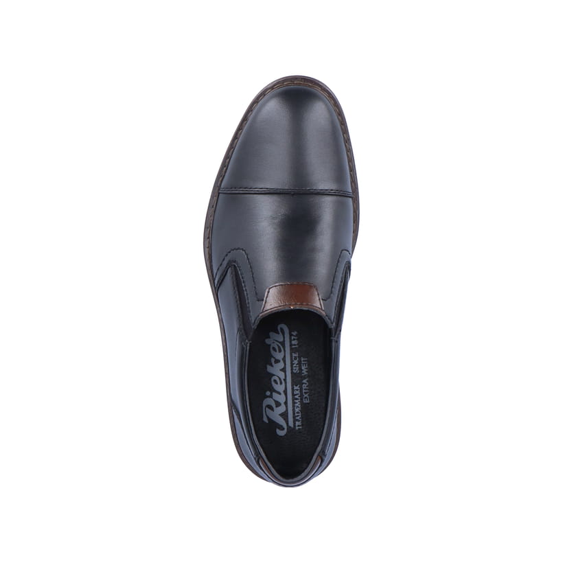 Rieker Artikelnummer 17659-00 Rieker Herren Slipper mattschwarz Super Rabatt