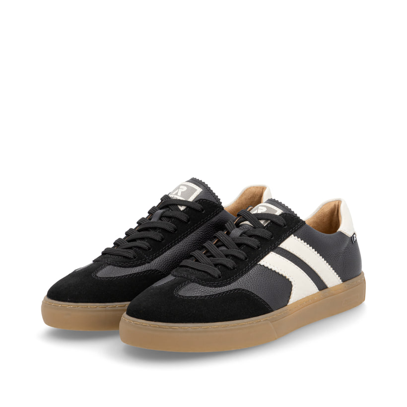 Rieker Artikelnummer U0707-00 Rieker Herren Sneaker Low carbonschwarz-weiß Riesige Rabatte