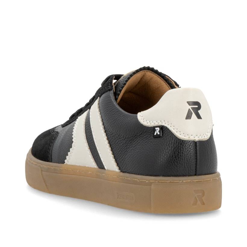 Rieker Artikelnummer U0707-00 Rieker Herren Sneaker Low carbonschwarz-weiß Riesige Rabatte