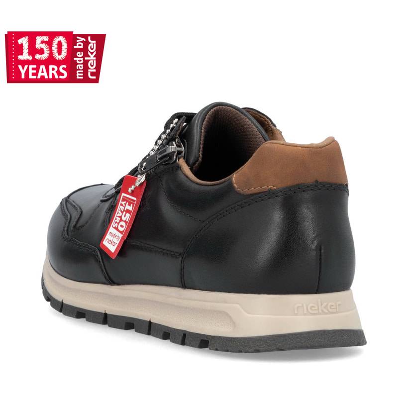 Rieker Artikelnummer B0504-00 Rieker Herren Sneaker Low nachtschwarz 50% Rabatt mit kostenlosem Versand