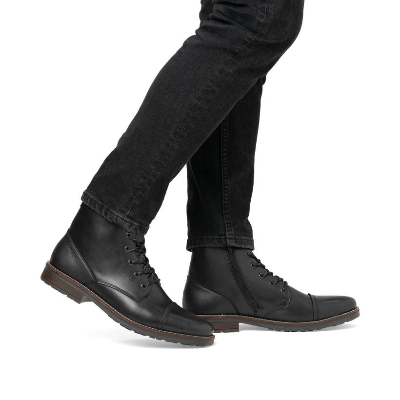Rieker Artikelnummer 33205-00 Rieker Herren Schnürstiefel graphitschwarz Speichern exportieren