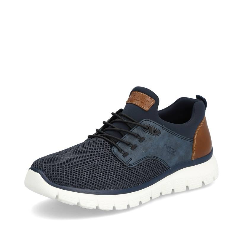 Rieker Artikelnummer B6652-14 Rieker Herren Slipper marineblau Im Verkauf
