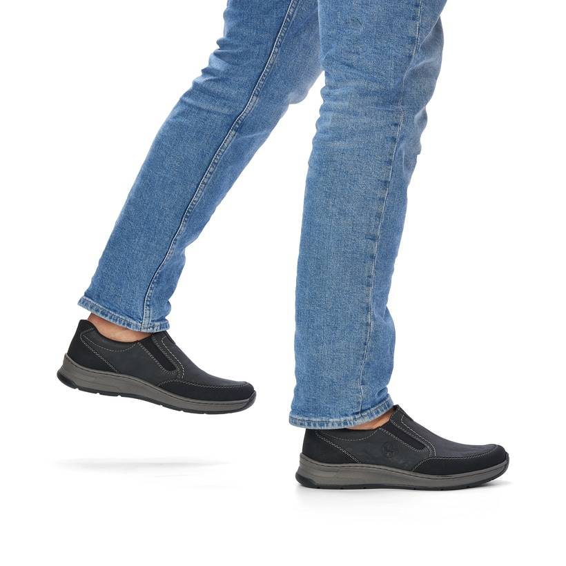 Rieker Artikelnummer 14362-00 Rieker Herren Slipper asphaltschwarz Rabatte dieses Monats