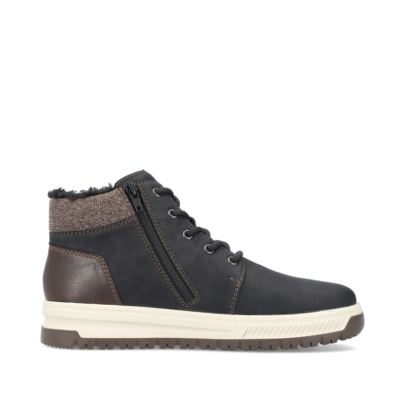 Rieker Artikelnummer 38542-00 Rieker Herren Schnürstiefel asphaltschwarz Auslauf