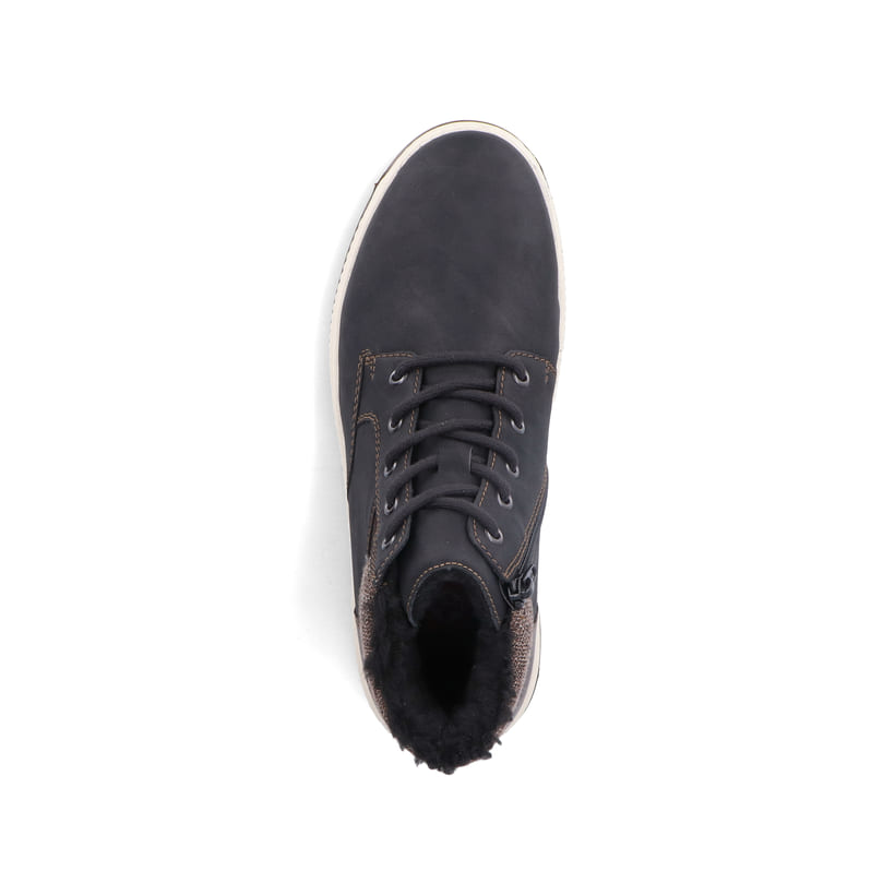 Rieker Artikelnummer 38542-00 Rieker Herren Schnürstiefel asphaltschwarz Auslauf