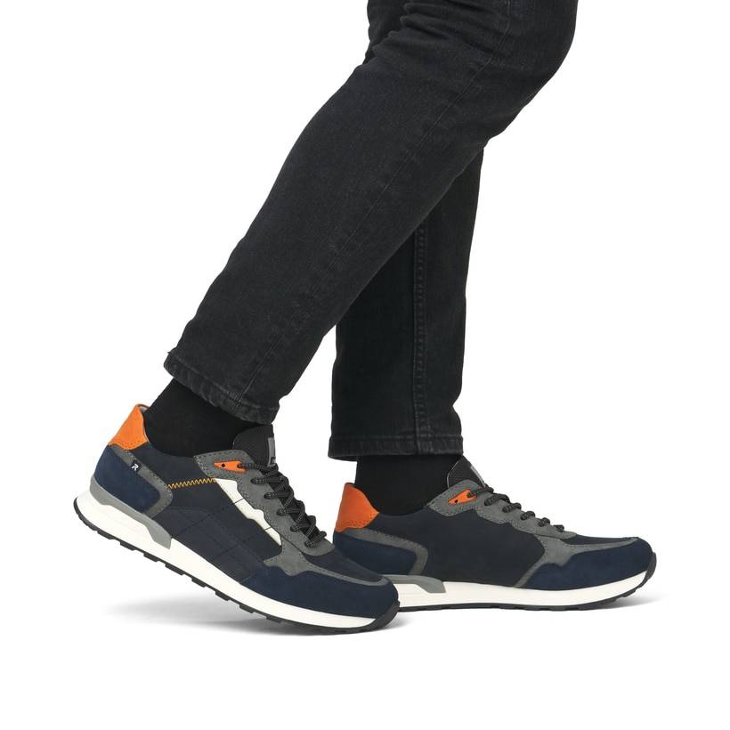Rieker Artikelnummer U0308-14 Rieker Herren Sneaker Low dunkelblau-grau Verkauf
