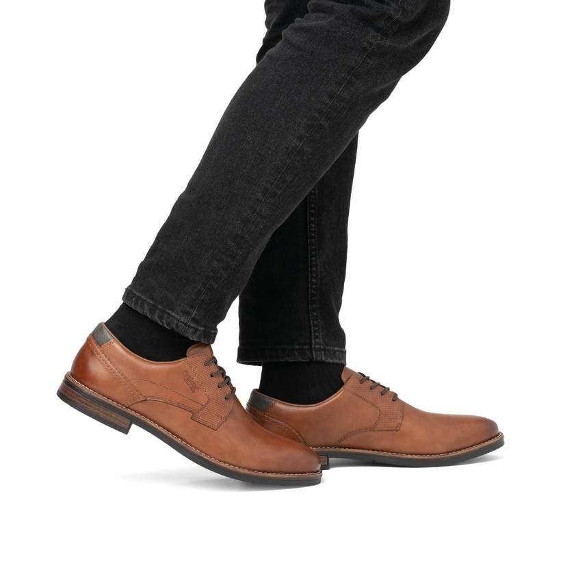 Rieker Artikelnummer 13523-24 Rieker Herren Schnürschuhe karamellbraun im Angebot