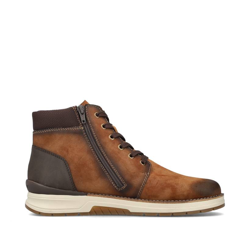 Rieker Artikelnummer 32332-24 Rieker Herren Schnürstiefel karamellbraun Kostenloser Versand