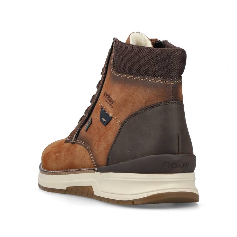 Rieker Artikelnummer 32332-24 Rieker Herren Schnürstiefel karamellbraun Kostenloser Versand