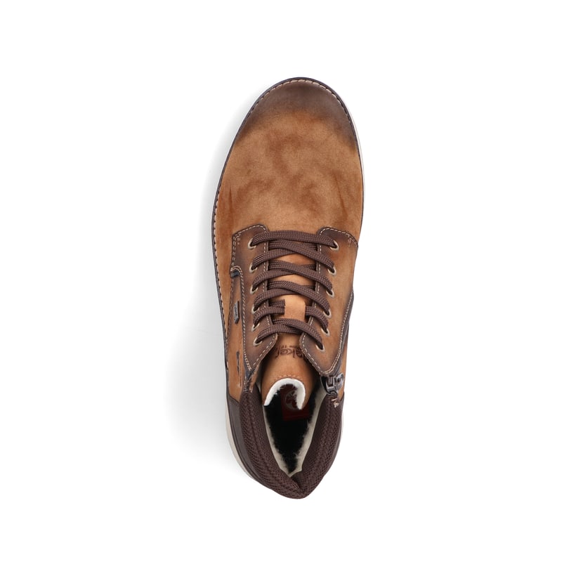 Rieker Artikelnummer 32332-24 Rieker Herren Schnürstiefel karamellbraun Kostenloser Versand