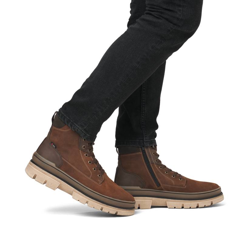 Rieker Artikelnummer U1273-22 Rieker Herren Schnürstiefel nussbraun Limitierter Zeitrabatt