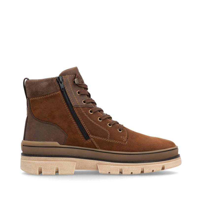 Rieker Artikelnummer U1273-22 Rieker Herren Schnürstiefel nussbraun Limitierter Zeitrabatt